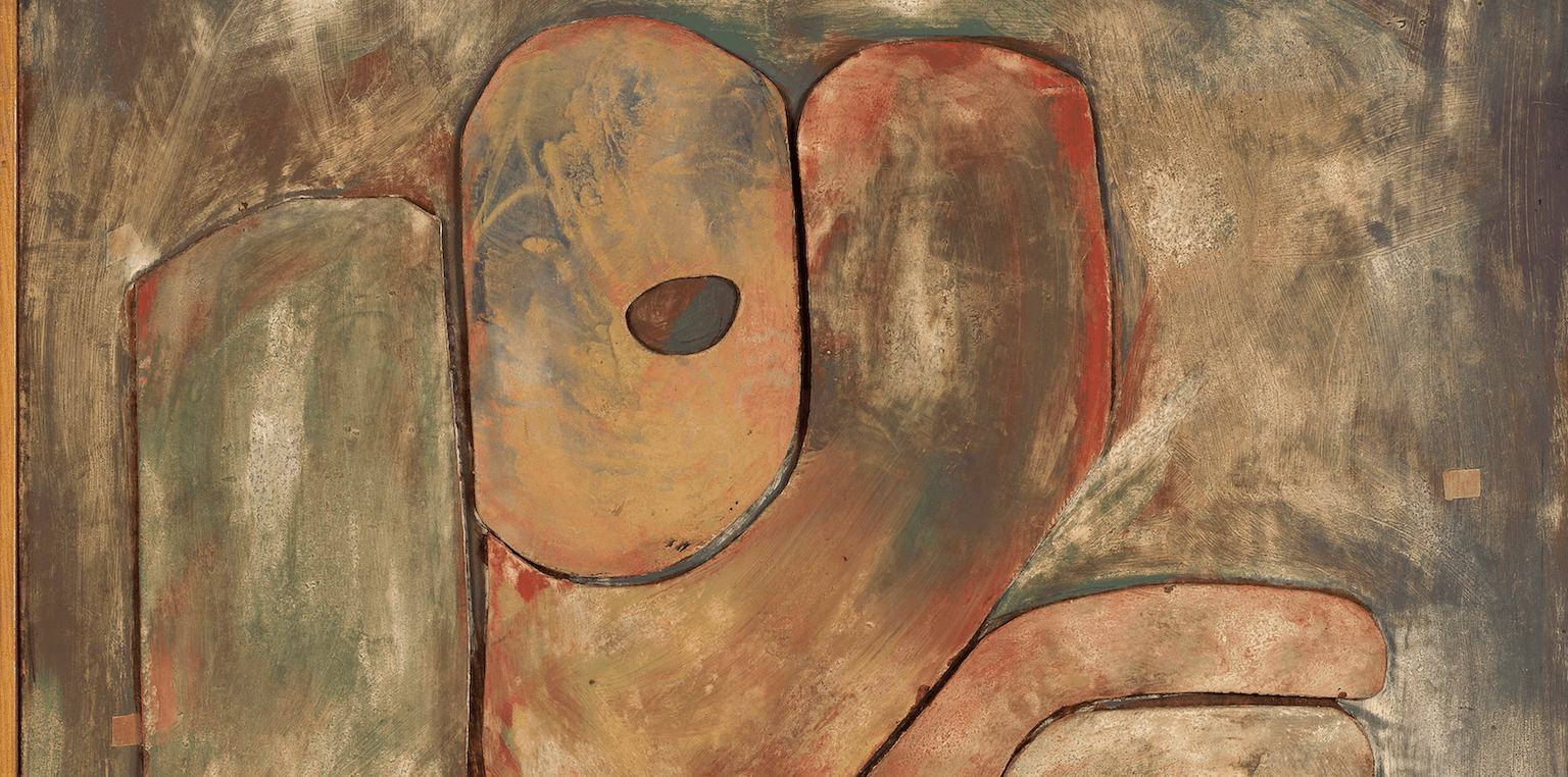 1966 AL SHARIDA LOST - 116x90cm - wood and mixed media on wood