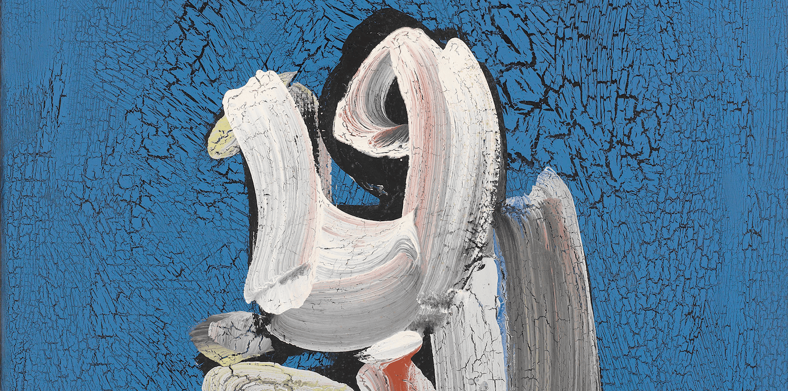 1975 - AL-TAMAZZUQ'_ TORN - 92x73 cm - acrylic and mixed media on canvas
